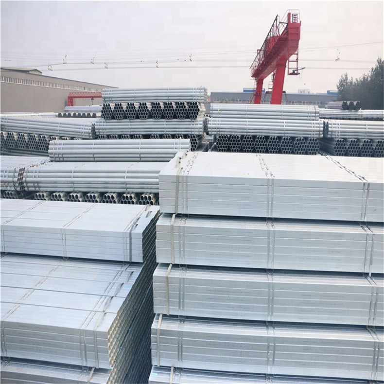 Black Square Galvanized Steel Tube Q195 Welded Galvanized Square Steel Pipes